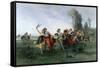 Merry Band-Emile Antoine Bayard-Framed Stretched Canvas