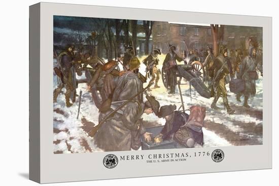Merry Christmas, 1776-Hugh Charles Mcbarron Jr.-Stretched Canvas
