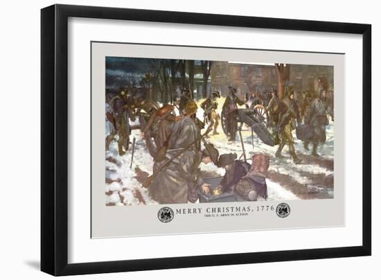 Merry Christmas, 1776-Hugh Charles Mcbarron Jr.-Framed Art Print