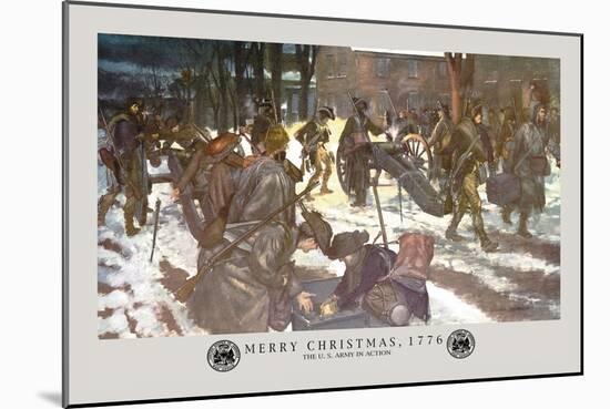 Merry Christmas, 1776-Hugh Charles Mcbarron Jr.-Mounted Art Print