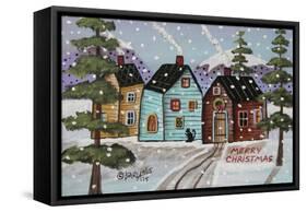 Merry Christmas 1-Karla Gerard-Framed Stretched Canvas