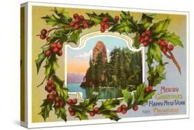 Merry Christmas and Happy New Year from Oregon-null-Stretched Canvas