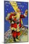 Merry Christmas And Happy New Year-Curt Teich & Company-Mounted Art Print