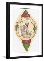 Merry Christmas Bear-Debbie McMaster-Framed Giclee Print