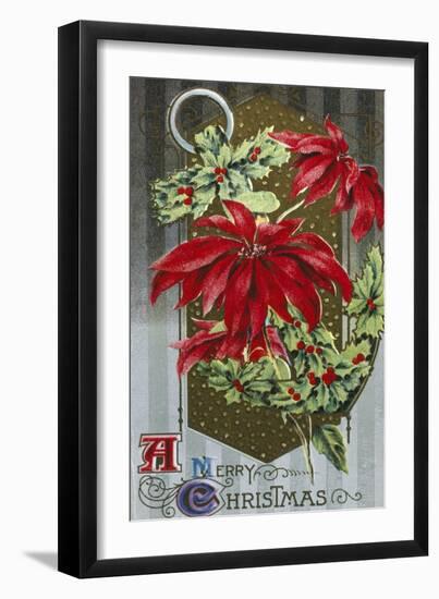 Merry Christmas, c.1910-null-Framed Premium Giclee Print