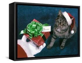 Merry Christmas Chessie-null-Framed Stretched Canvas