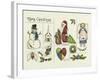 Merry Christmas Collage-Debbie McMaster-Framed Giclee Print