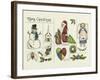 Merry Christmas Collage-Debbie McMaster-Framed Giclee Print