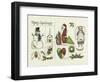 Merry Christmas Collage-Debbie McMaster-Framed Giclee Print