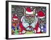 Merry Christmas Dogs-MADdogART-Framed Giclee Print