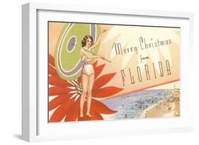 Merry Christmas from Florida-null-Framed Art Print