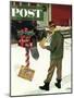 "Merry Christmas from the IRS," Saturday Evening Post Cover, December 17, 1960-Ben Kimberly Prins-Mounted Giclee Print