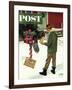 "Merry Christmas from the IRS," Saturday Evening Post Cover, December 17, 1960-Ben Kimberly Prins-Framed Giclee Print