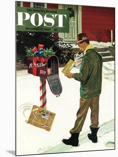 "Merry Christmas from the IRS," Saturday Evening Post Cover, December 17, 1960-Ben Kimberly Prins-Mounted Giclee Print