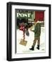 "Merry Christmas from the IRS," Saturday Evening Post Cover, December 17, 1960-Ben Kimberly Prins-Framed Premium Giclee Print