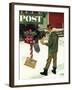 "Merry Christmas from the IRS," Saturday Evening Post Cover, December 17, 1960-Ben Kimberly Prins-Framed Giclee Print