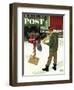 "Merry Christmas from the IRS," Saturday Evening Post Cover, December 17, 1960-Ben Kimberly Prins-Framed Giclee Print