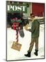 "Merry Christmas from the IRS," Saturday Evening Post Cover, December 17, 1960-Ben Kimberly Prins-Mounted Giclee Print