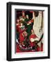 ”Merry Christmas, Grandma!’-Norman Rockwell-Framed Giclee Print