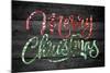 Merry Christmas License Plates-Design Turnpike-Mounted Giclee Print