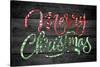 Merry Christmas License Plates-Design Turnpike-Stretched Canvas