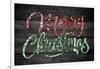 Merry Christmas License Plates-Design Turnpike-Framed Giclee Print