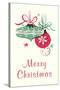 Merry Christmas, Modern Decorations-null-Stretched Canvas