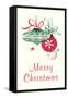 Merry Christmas, Modern Decorations-null-Framed Stretched Canvas