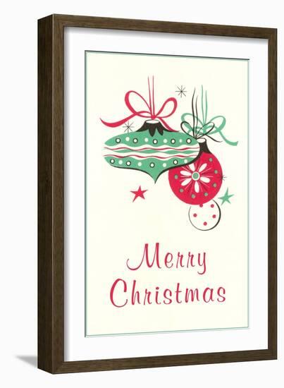 Merry Christmas, Modern Decorations-null-Framed Art Print