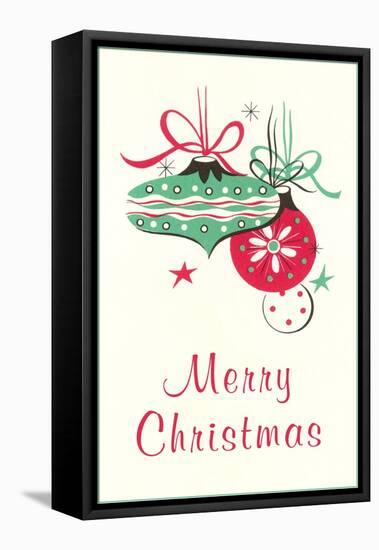 Merry Christmas, Modern Decorations-null-Framed Stretched Canvas