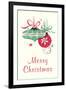 Merry Christmas, Modern Decorations-null-Framed Art Print