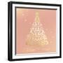 Merry Christmas Ornate Tree-Kimberly Allen-Framed Art Print