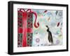 Merry Christmas Penguin-Lauren Moss-Framed Giclee Print