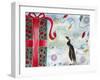 Merry Christmas Penguin-Lauren Moss-Framed Giclee Print