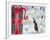 Merry Christmas Penguin-Lauren Moss-Framed Giclee Print