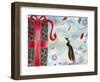 Merry Christmas Penguin-Lauren Moss-Framed Giclee Print