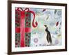 Merry Christmas Penguin-Lauren Moss-Framed Premium Giclee Print