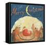 Merry Christmas Pudding, 2008-David Cooke-Framed Stretched Canvas