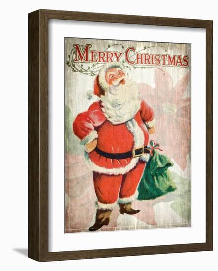 Merry Christmas Santa-Kimberly Allen-Framed Art Print