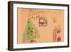 Merry Christmas To Mother-Norma Kramer-Framed Premium Giclee Print