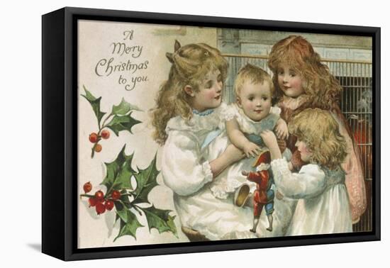 Merry Christmas to You-null-Framed Stretched Canvas