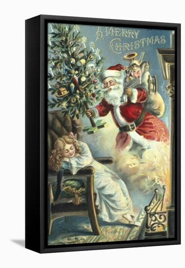 Merry Christmas to You-null-Framed Stretched Canvas