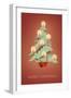 Merry Christmas, Tree with Candles-null-Framed Art Print