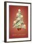 Merry Christmas, Tree with Candles-null-Framed Art Print