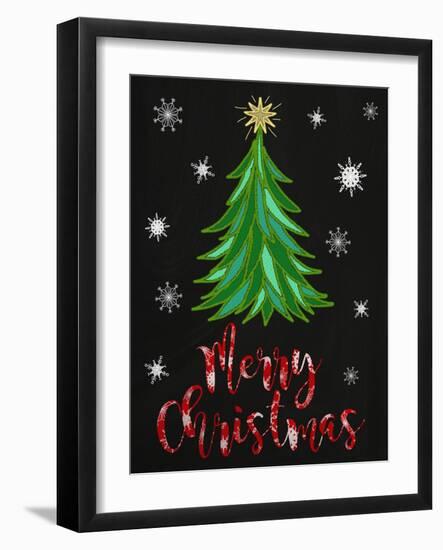 Merry Christmas Tree-Andi Metz-Framed Art Print