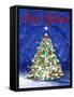 Merry Christmas Tree-Diannart-Framed Stretched Canvas