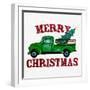 Merry Christmas Truck-Kim Allen-Framed Art Print