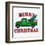 Merry Christmas Truck-Kim Allen-Framed Art Print