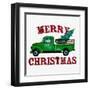 Merry Christmas Truck-Kim Allen-Framed Art Print