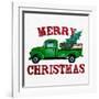 Merry Christmas Truck-Kim Allen-Framed Art Print